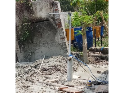 Hunting sumber air dalam rangka pemenukan kebutukan air bersih warga sekolah